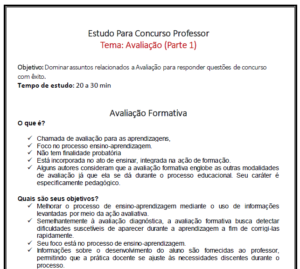 Avaliação Formativa Como Instrumento De Aprendizagem