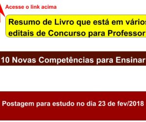 Resumo De Livro Que Está Em Vários Editais De Concurso Para Professor ...