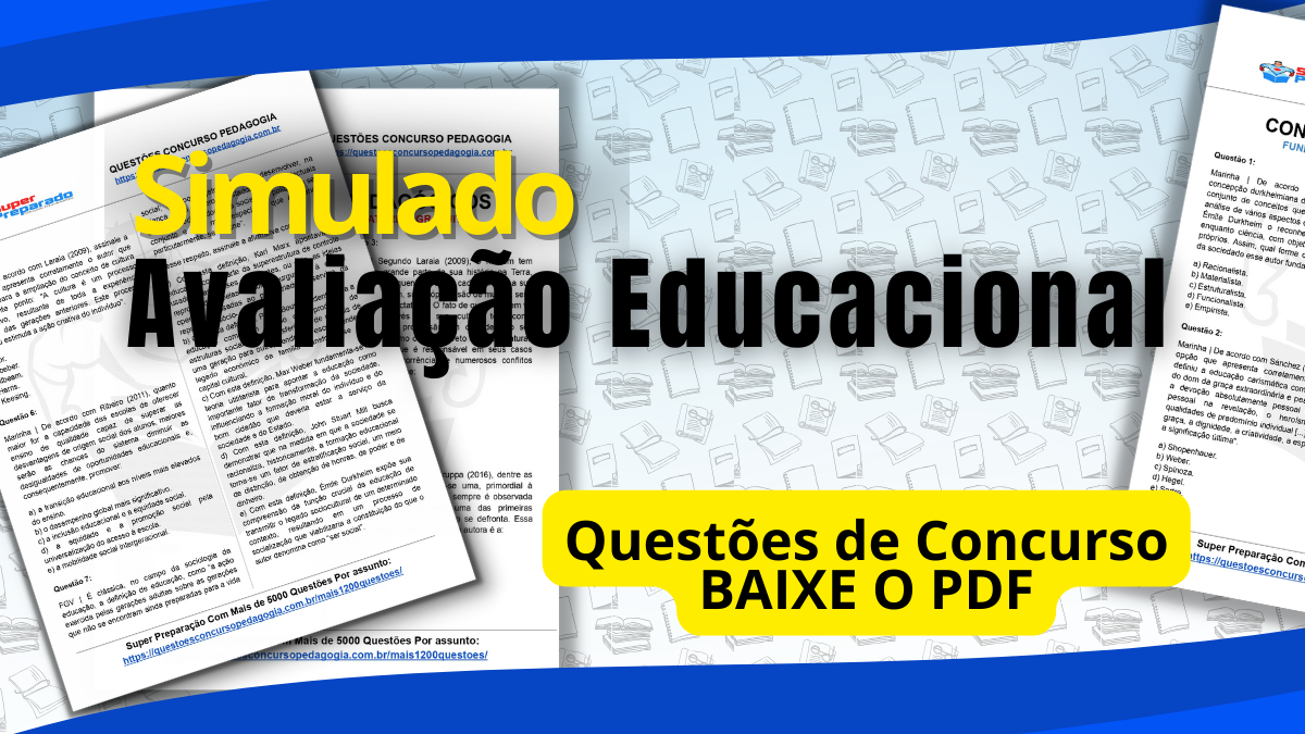 Simulado Avaliação Educacional: Baixe De Graça E Responda Questões De ...