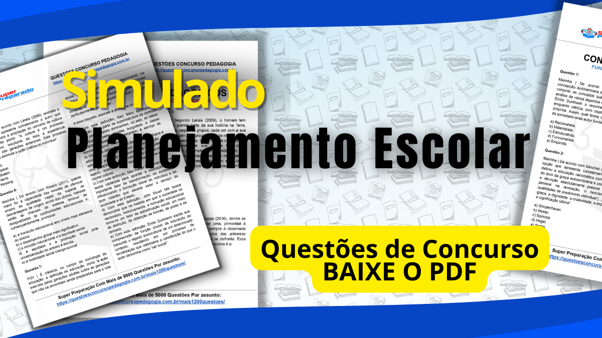 Blog Post - Questões Concurso Pedagogia