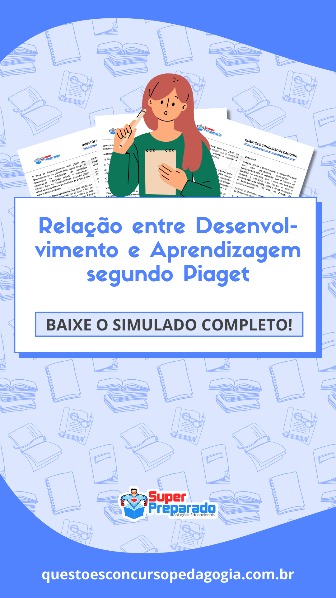 Quest o Concurso Pedagogia Rela o entre Desenvolvimento e Aprendi