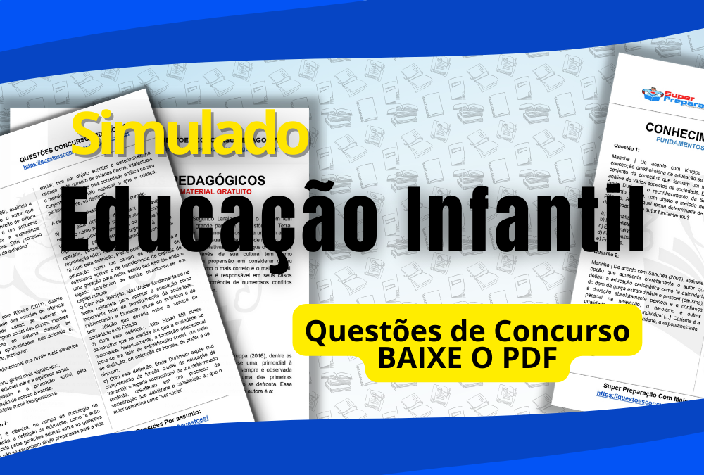 Simulado Educação Infantil: Baixe Grátis E Teste Seus Conhecimentos ...