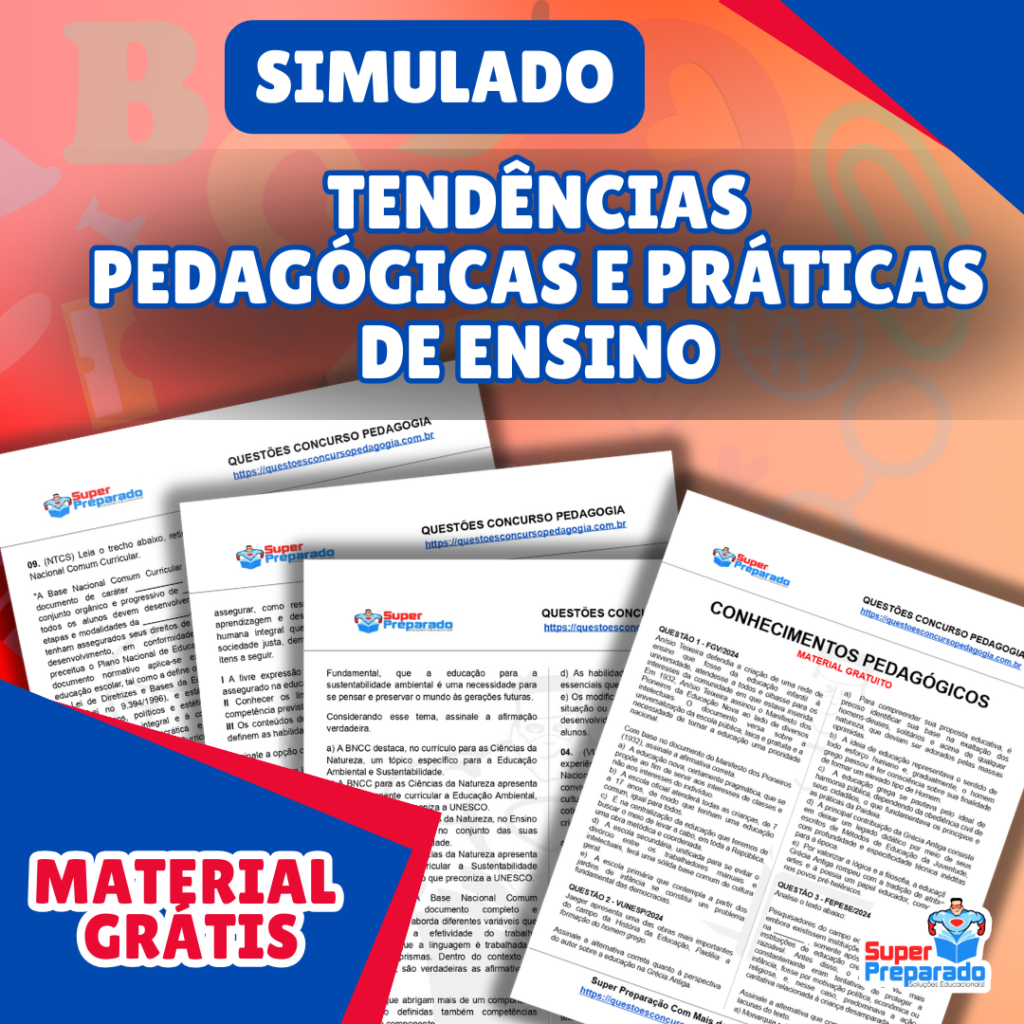 Simulado: Tendências Pedagógicas e Práticas de Ensino - Questões ...